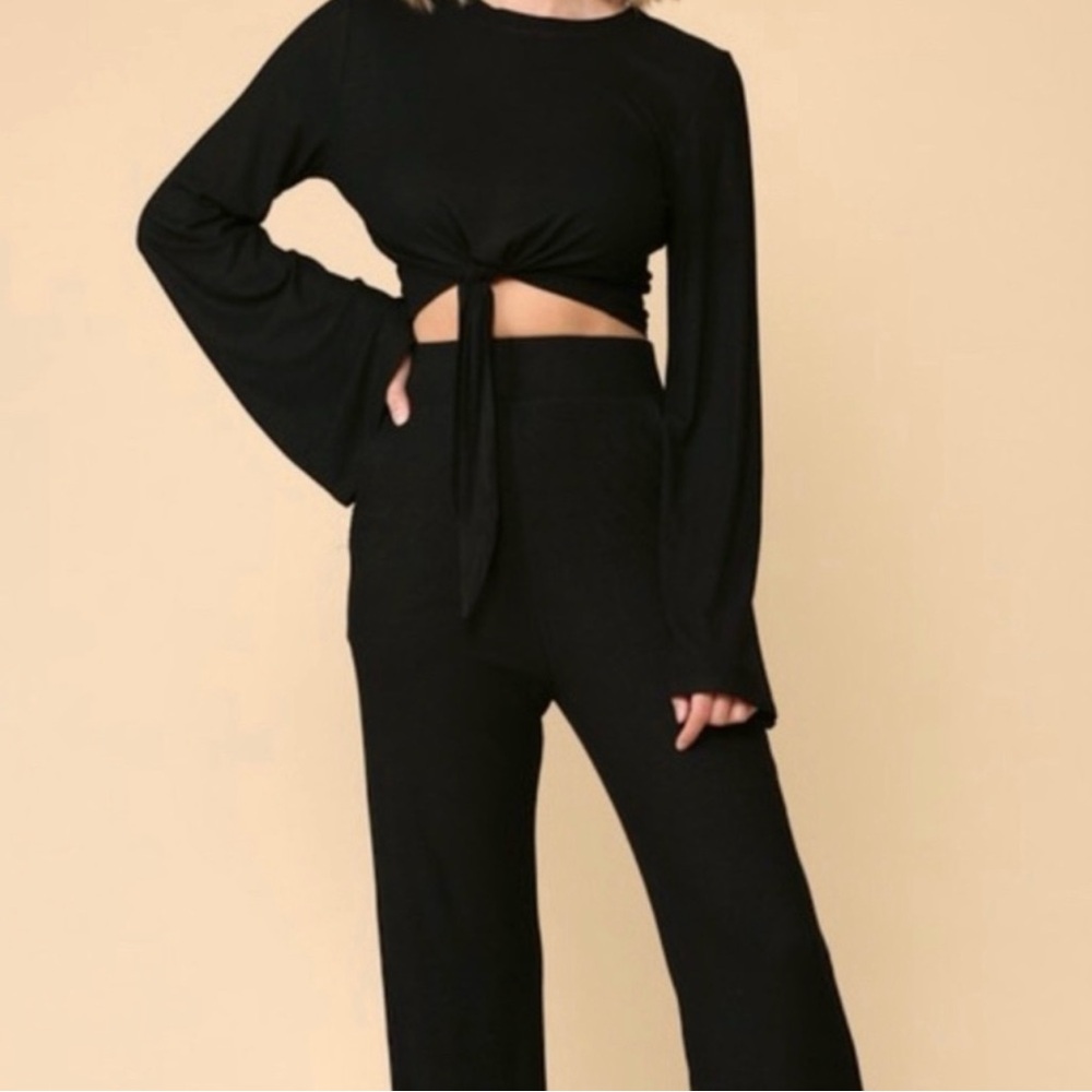 The Sang Wide Leg 2 pc Jumpsuit